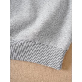 Women'S Casual Crew Neck Sweatshirt with Dark Humor 