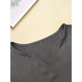Women'S Casual V-Neck T-Shirt with 