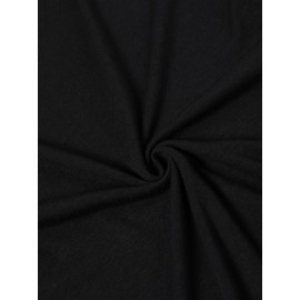 [Gothic T-Shirt] Lightweight Gothic-Inspired Skeleton & Bat Print T-Shirt | Casual Crew Neck, Short Sleeve, Spring & Summer, Casual Wear, Gothic Style