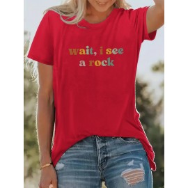 Women's Casual Short Sleeve T-Shirt - 